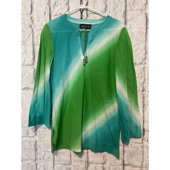 Jones New York Boho Blouse Size Medium - Picture 1 of 6